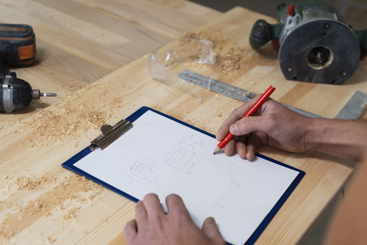 bútorlap méretezés rajz