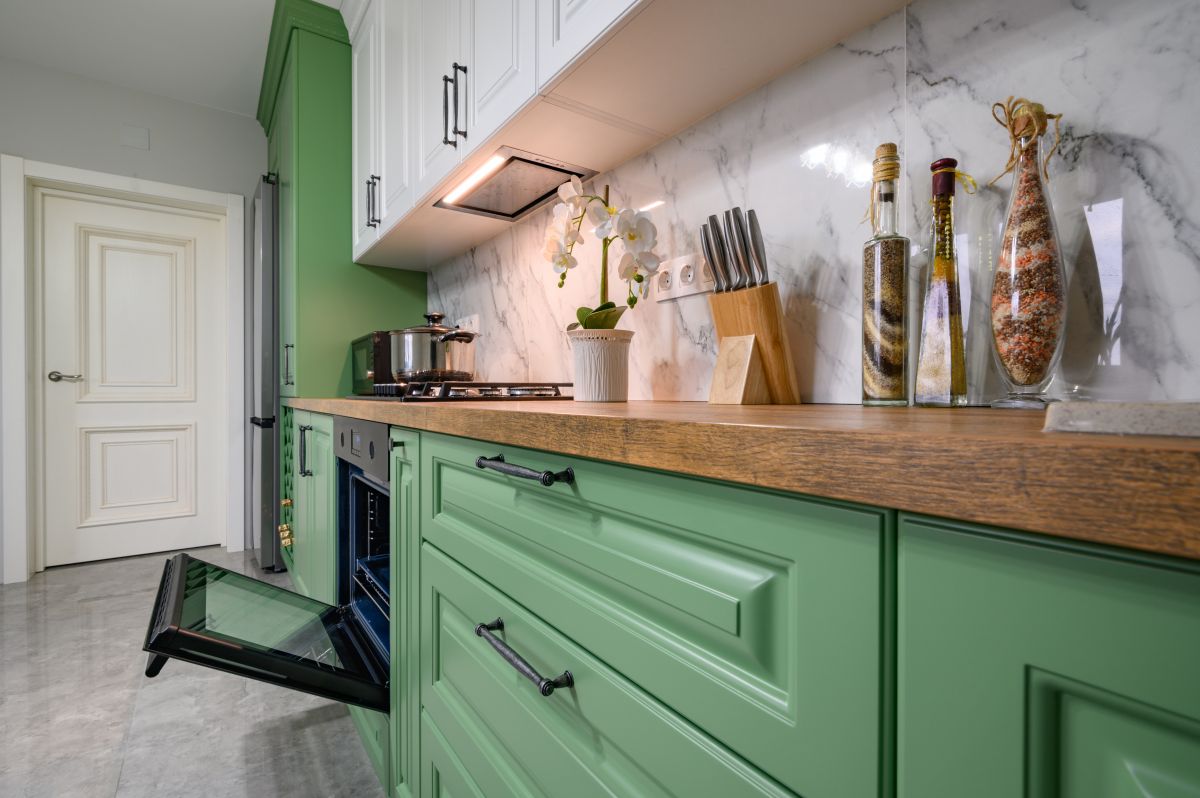 Festett MDF-front